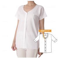婦人用　前開き半袖（夏用）　CH-3　LL(介護用品：肌着) | オアシスMSC