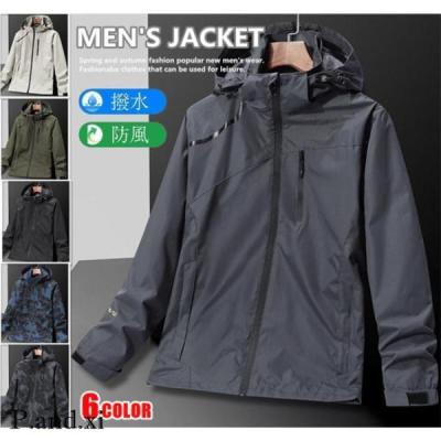 on フード付きウィンドブレーカー 黒・グレー メンズS NEW ERA