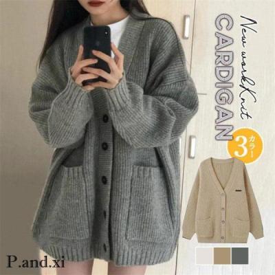 WOMEN'S ニットカーディガン グレー ゴルフ jo-ca-4430_3.jpg