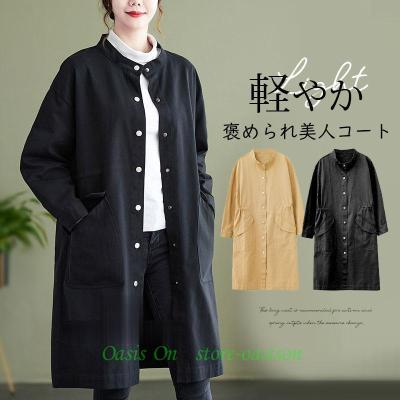 FLORENT ノーカラーコート スプリングコート スプリングコート ノーカラー」に該当するファッション通販