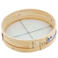木製ふるい 丸型 35cm 8.0mm 藤原産業 土・砂・穀物用 | オアシスプラス