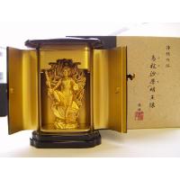 厨子 丸厨子 普通巾 黒塗り 8寸 国産（日本製） :zushi01-06:仏壇 