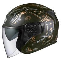 OGK オージーケー カブト オープンフェイス  ヘルメット EXCEED エクシード SWORD ソード フラットブラックゴールド XL (61-62cm) | OCCroom’s