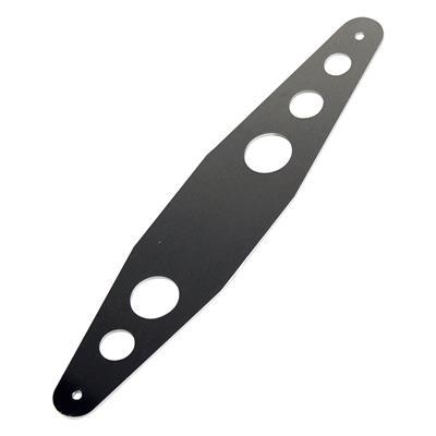 バイク 汎用スチールフェンダー フェンダーブレース 汎用スチールフェンダー2 ステー無 無塗装 黒 : SUPPORT-BIKE