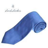 ブルックスブラザーズ ネクタイ BROOKS BROTHERS シルク 無地 ソリッドタイ アメリカ製 ライトブルー 水色 