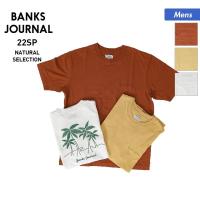 BANKS JOURNAL/バンクスジャーナル メンズ 半袖 半そで Tシャツ ティーシャツ クルーネック ロゴ トップス ATS0708 | OC STYLE