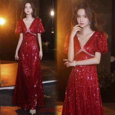 赤 スパンコール ドレスのおすすめ人気商品一覧 通販 - Yahoo