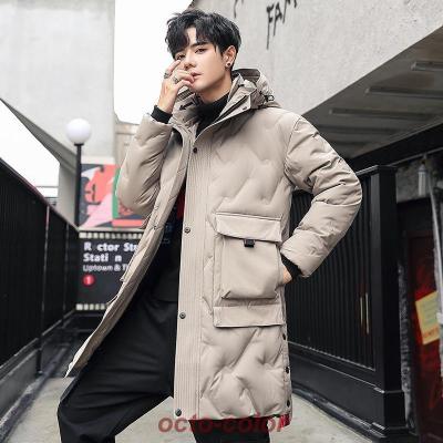 UNIQLO✨シームレスダウンコート【L】フード　フェザー　ハイネック　ベージュ ユニクロ公式 | ハイブリッドダウンコート