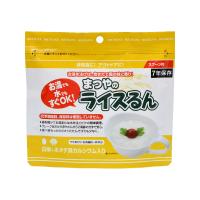 ライスるん 白米＋ホタテ貝カルシウム 1食分×50袋 おかゆ 災害食 備蓄 | 新潟産地直送 小竹食品