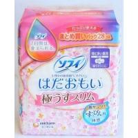 ♪ソフィ　はだおもい　極うすスリム　特に多い昼用　羽つき　26cm　まとめ買いパック　28枚入り ●翌日配達「あすつく」対象商品（休業日を除く）● | おださく