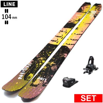 LINE スキー 186cm ファットスキー パウダー オフワン国道16号 - パウダー向けファットスキーセット｜Yahoo