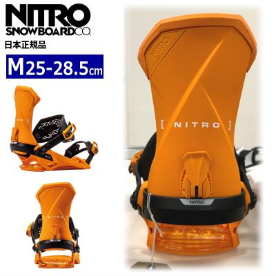 NITRO(スポーツ) スノーボード ビンディング（色：オレンジ系