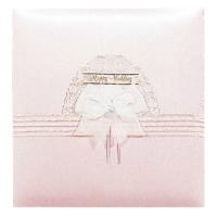 フエルアルバム 婚礼用 ハッピーウェディング ア-LK-308-P ピンク　ナカバヤシ | アルバムとママ雑貨の店オフィス31