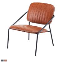 チェア ファクト 椅子 ソフトレザー カフェ ブラック ブラウン シック ミッドセンチュリー 完成品 幅630×奥行670×高さ740mm | オフィス家具通販のオフィスコム