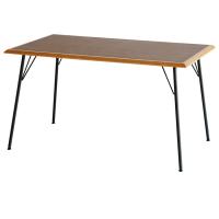 ダイニングテーブル ラミー RUMMY テーブル カフェテーブル ウォールナット オーク 天板 スチール脚 アジャスター 幅1300×奥行800×高さ720mm | オフィス家具通販のオフィスコム