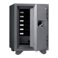 金庫 指紋認証 耐火金庫 内容量：50L 重量：108kg キングクラウン KMX-50FPEA 中型 大型 事務所 業務用 | オフィス家具通販のオフィスコム