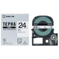 キングジム　テプラPROテープカートリッジ　白ラベル　24mm　SS24K | オフィスランドYahoo!店