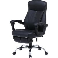 不二貿易 リクライニングチェア ゼクス ブラック 15505 オフィスチェア 椅子 合皮 | オフィスランドYahoo!店