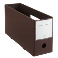 ファイルボックス プラス(PLUS) PPボックスファイル+ ハーフサイズ ブラウン FL-125BF-H 76-002 | オフィスランドYahoo!店