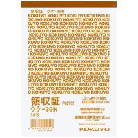 コクヨ 領収証 ウケ-39N A6タテ型ヨコ書内訳付き一色刷り50枚 | オフィスランドYahoo!店