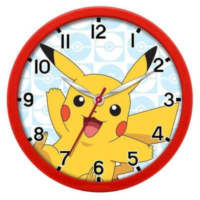 ポケモン ピカチュー 掛け時計 時計 直径24cm ウォールクロック Wall