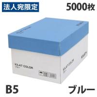 カラーコピー用紙 ブルー B5 5000枚『送料無料（一部地域除く）』 | オフィストラスト