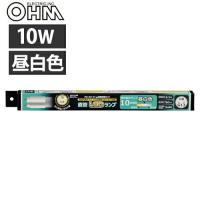 OHM LED蛍光灯 直管形 グロースターター形 10形 昼白色 1本 LDF10SS・N/6/7-U | オフィストラスト