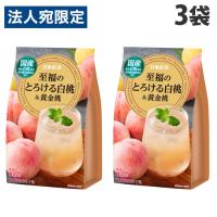 日東紅茶 至福のとろける白桃＆黄金桃 8本入×3袋 ジュース フルーツ 果実 スティック 粉末 インスタント | オフィストラスト