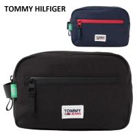 トミーヒルフィガー ポーチ AM0AM07012 メンズ Tommy Hilfiger Corporate レッド・ホワイト・ブルー Black ブラック | オフプライス ヤフー店