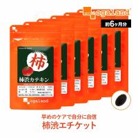 柿渋カテキン （約6ヶ月分） シャンプーや石鹸で有名な柿渋 エチケット サプリ カテキン サプリメント タンニン リフレッシュ オリゴ糖 ポイント利用