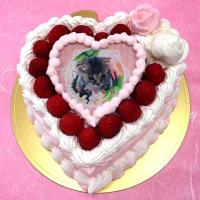 写真ケーキ　スイートハート　ケーキ　バースデーケーキ　お誕生日　パーティー　記念日　サプライズ　5号 