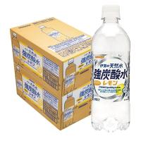 サンガリア 伊賀の天然水 強炭酸水 レモン 500ml×48本 | おいしいみかん