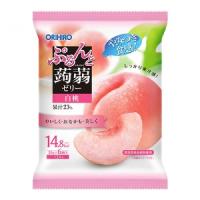 オリヒロプランデュ ぷるんと蒟蒻ゼリーパウチ白桃 6個×24袋 | おかげさまマーケット