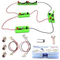 DETEKER 電気回路実験キット 知育学習 科学実験 小学生 中学生 理科 自由研究 豆電球 実験 セット サイエンス実験 直列 並列 回路実験キッ | お買い得STORE