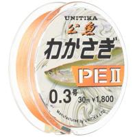 ユニチカ(UNITIKA) ライン わかさぎPEII30m ライトオレンジ 0.3号 ライトオレンジ | お買い得STORE