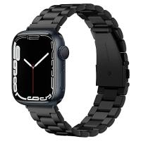【Spigen】 Apple Watch バンド ステンレス製 49mm 45mm 44mm 42mm ブラック 調整可 調整器具付き 交換ベルト チ | お買い得STORE