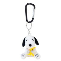 スヌーピー カラビナマスコット (座り/スヌーピー＆ウッドストック)   SNOOPY  カラビナ マスコット キーホルダー | おかいものSNOOPY