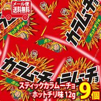 湖池屋 スティックカラムーチョ ホットチリ味 12g 9コ入り 小袋食べきりサイズ メール便 (4901335143171px9m) 全国送料無料 スナック 送料無料 個包装 小分け | おかしのマーチ