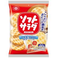 亀田製菓　ソフトサラダ　20枚（2枚×10個包装）×12袋入　ケース販売 | 信州上田のおかしやさんヤフー店