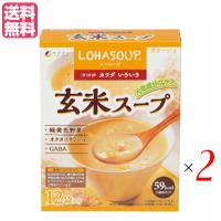 【5/15(水)限定！ポイント+9%！】インスタントスープ 粉末スープ カップスープ ロハスープ LOHASOUP 玄米スープ 12杯分 2セットファイン 送料無料 | ダイエットラボ