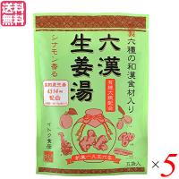 生姜湯 しょうが湯 生姜 六漢生姜湯 5袋入り イトク食品 ５セット | ダイエットラボ