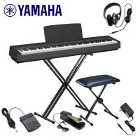 YAMAHA P-145B  ヤマハ 電子ピアノ   X型スタンド(W支柱)  フットペダル(KSP-10G)  椅子  ヘッドホン付 | 楽器の総合デパート オクムラ楽器