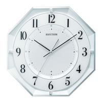 【正規品】リズム RHYTHM 時計 クロック 8MY552SR03 電波掛時計 フィットウェーブクールM552 | フリースタイルヤフー店