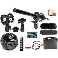The Imaging World Professional Advanced Broadcast Microphone and Accessories Kit for Canon EOS DSLR 5D Mark II III 6D 7D 7D II 77D 80D 70D 60D T6s T8i | オーエルジー