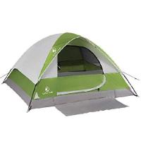 ALPHA CAMP 2-Person Camping Dome Tent with Carry Bag, Lightweight Waterproof Portable Backpacking Tent for Outdoor Camping/Hiking | オーエルジー