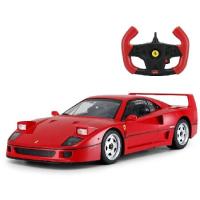 Radio Remote Control 1/14 Scale Ferrari F40 Licensed RC Model Car w/Front Light Controller Open/Close(Red) | オーエルジー