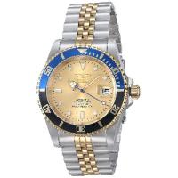 Invicta Men's 29181 Pro Diver Automatic 3 Hand Gold Dial Watch | オーエルジー