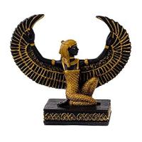 Top Collection 装飾的な膝のイシス像 - 手描きのエジプトの生命の女神と色付きアクセント付き魔法の彫刻 - 収集価値のある古代エジプトの(並行輸入品) | オーエルジー