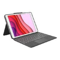 Logitech Combo Touch for iPad (7th, 8th and 9th generation) keyboard case with trackpad, wireless keyboard, Smart Connector technology - Graphite | オーエルジー