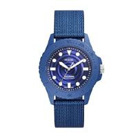Fossil Men's FB-01 Solar-Powered Eco Plastic Three-Hand Watch, Color: Blue (Model: FS5893) | オーエルジー